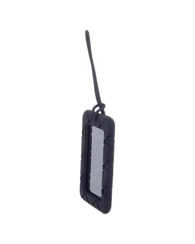 Bottega Veneta Intrecciato Rubber Luggage Tag