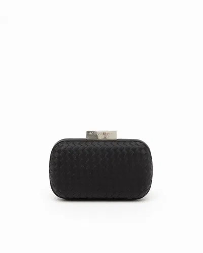 Bottega Veneta Intrecciato Satin Cluth