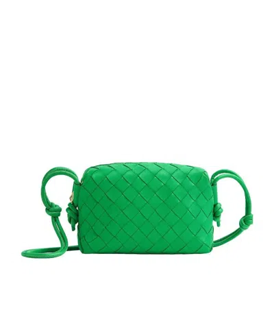 Bottega Veneta Sac Camera Mini Loop In Green