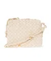 Bottega Veneta Intrecciato Shoulder Bag In Nude