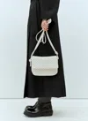Bottega Veneta Intrecciato Shoulder Bag In White
