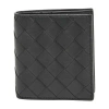 Bottega Veneta Intrecciato Slim Two-part Wallet In Black