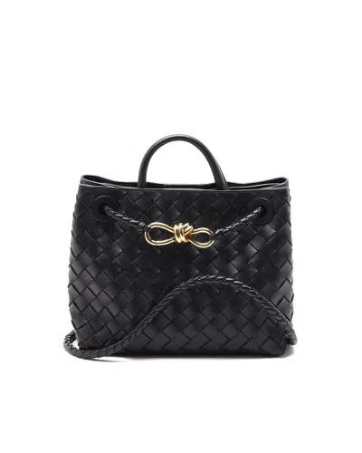 Bottega Veneta Intrecciato Small Andiamo Bag In Red