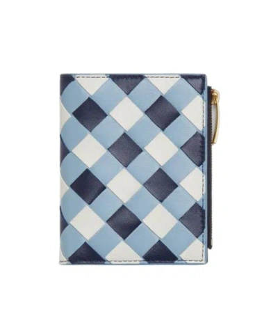Bottega Veneta Intrecciato Small Bi-fold Wallet In Multi