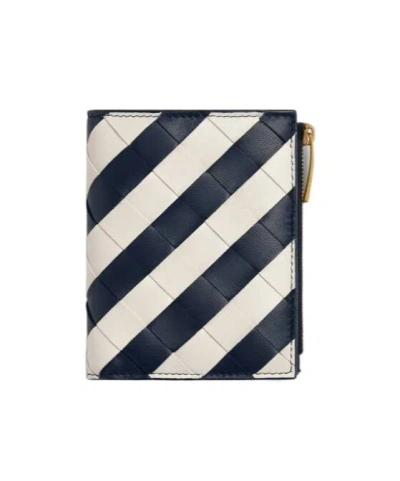 Bottega Veneta Intrecciato Small Bi-fold Wallet In Multi