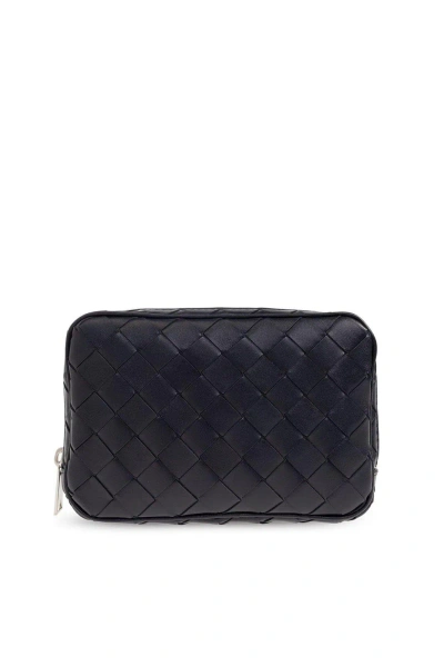 Bottega Veneta Intrecciato Small Organizer In Blue