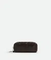 Bottega Veneta Bottega  Veneta Intrecciato Small Pouch In Brown