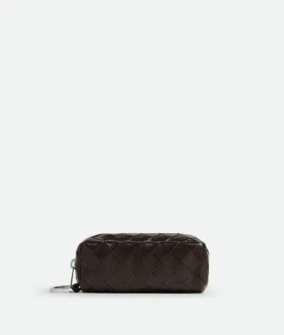 Bottega Veneta Bottega  Veneta Intrecciato Small Pouch In Brown