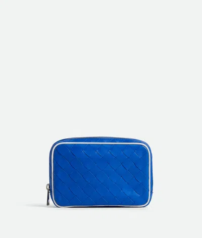 Bottega Veneta Intrecciato Small Zipped Pouch In Multi