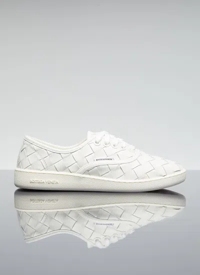 Bottega Veneta Intrecciato Sneakers In White