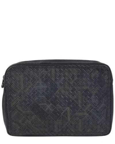 Pre-owned Bottega Veneta Intrecciato Stitch Clutch (authentic Pre-loved)
