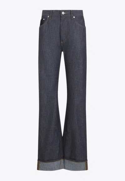 BOTTEGA VENETA INTRECCIATO STRAIGHT JEANS