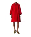 Bottega Veneta Intrecciato Suede Leather Coat