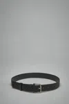 Bottega Veneta Adjustable Diamond Pattern Textured Belt In Blue