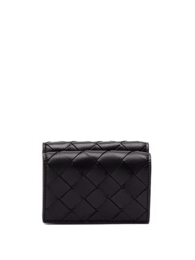 Bottega Veneta Intrecciato Trifold Wallet In Multicolor