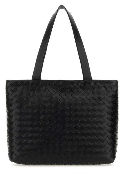 Bottega Veneta Intrecciato Tote Handbag Handbag In Black