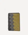 Bottega Veneta Intrecciato Tricolor Card Holder
