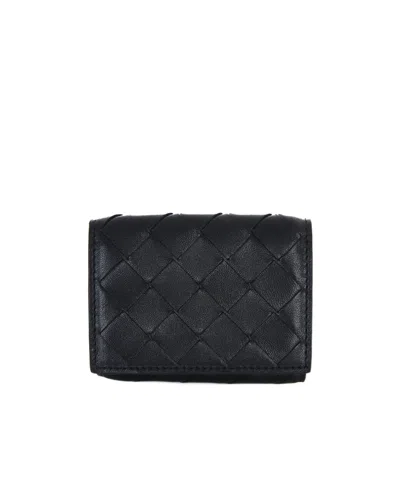 Bottega Veneta Intrecciato Trifold Wallet In Multicolor