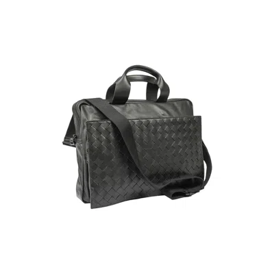 Pre-owned Bottega Veneta Intrecciato Ultra Light Leather Briefcase 'black' | Men's Size Onesize