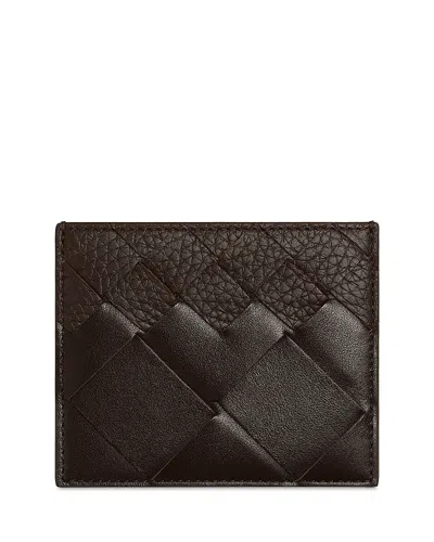 Bottega Veneta Intrecciato Vichy Nappa Leather Card Case