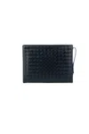 Bottega Veneta Medium Intrecciato Document Case In Black
