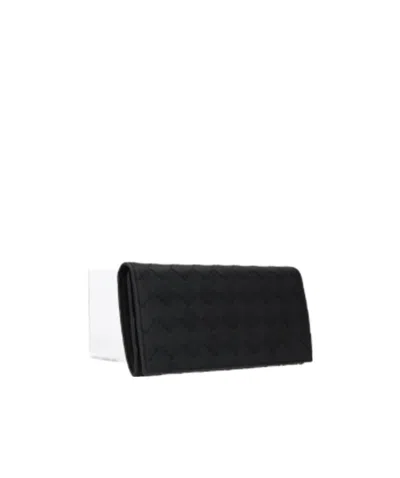 Bottega Veneta Intrecciato Weave Continental Wallet In Black