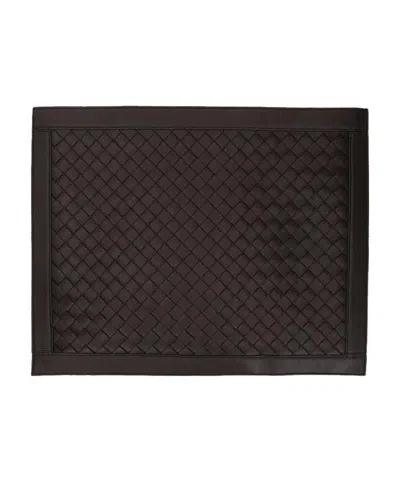 Bottega Veneta Intrecciato Weave Document Case In Brown