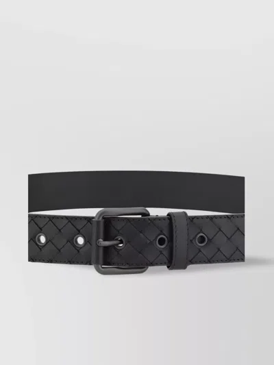 Bottega Veneta Intrecciato Weave Leather Belt