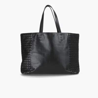 Bottega Veneta Intrecciato Weaved Leather Tote Bag