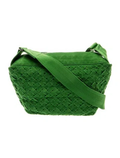 Pre-owned Bottega Veneta Intrecciato Webbing In Green