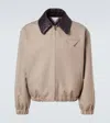 Bottega Veneta Intrecciato Wool Blouson In Neutral