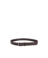 Bottega Veneta Intrecciato Woven Belt In Black