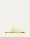 Bottega Veneta Intrecciato Woven Leather Mule Slippers In Camomile