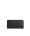 Bottega Veneta Intrecciato Zip Around Wallet In Black