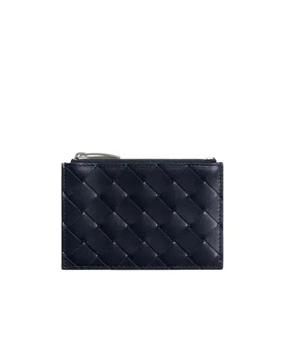 Bottega Veneta Intrecciato Zipped Card Case
