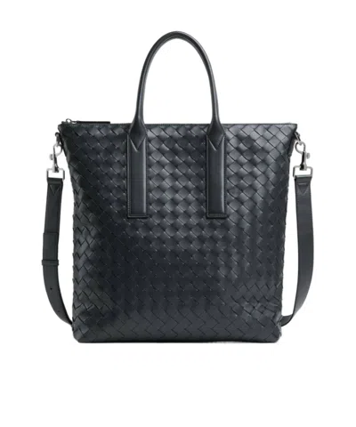 Bottega Veneta Intrecciato Zipped North-south Tote