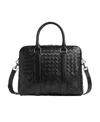 Bottega Veneta Intrecciato Zipped Two-way Briefcase In Black