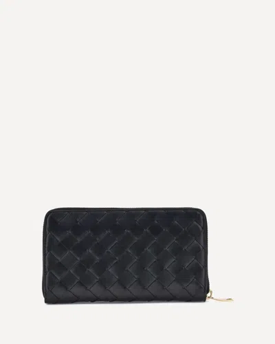 BOTTEGA VENETA INTRECCIATO ZIPPERED WALLET