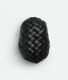 Bottega Veneta Stein Aus Intreccio Foulard In Black