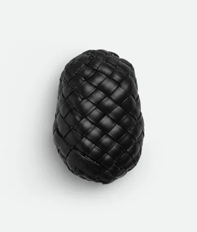 Bottega Veneta Stein Aus Intreccio Foulard In Black