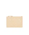Bottega Veneta Intreccio Key Bag In Nude