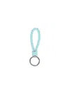 Bottega Veneta 'intreccio' Keyring In Green