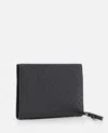 Bottega Veneta Small Document Case  In Braided Leather In Black