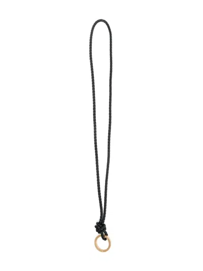 BOTTEGA VENETA INTRECCIO LONG KEY RING