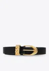Bottega Veneta Intreccio Loop Leather Belt