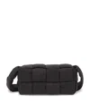 Bottega Veneta Intreccio Padded Tech Cassette Cross-body Bag In Grey