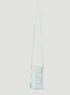 Bottega Veneta Intreccio Phone Pouch In Blue