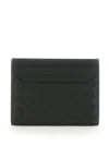 Bottega Veneta Intrecciato Leather Open Top Cardholder In Black