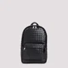 Bottega Veneta Black Intrecciato Backpack