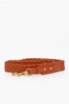 Bottega Veneta Intreccio Soft-leather Strap With Gold-toned Hardware
